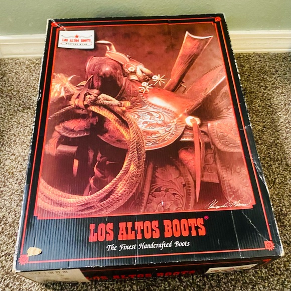 EUC Winter White Hornback Caiman/Leather Los Altos Cowgirl Boots - Picture 17 of 17
